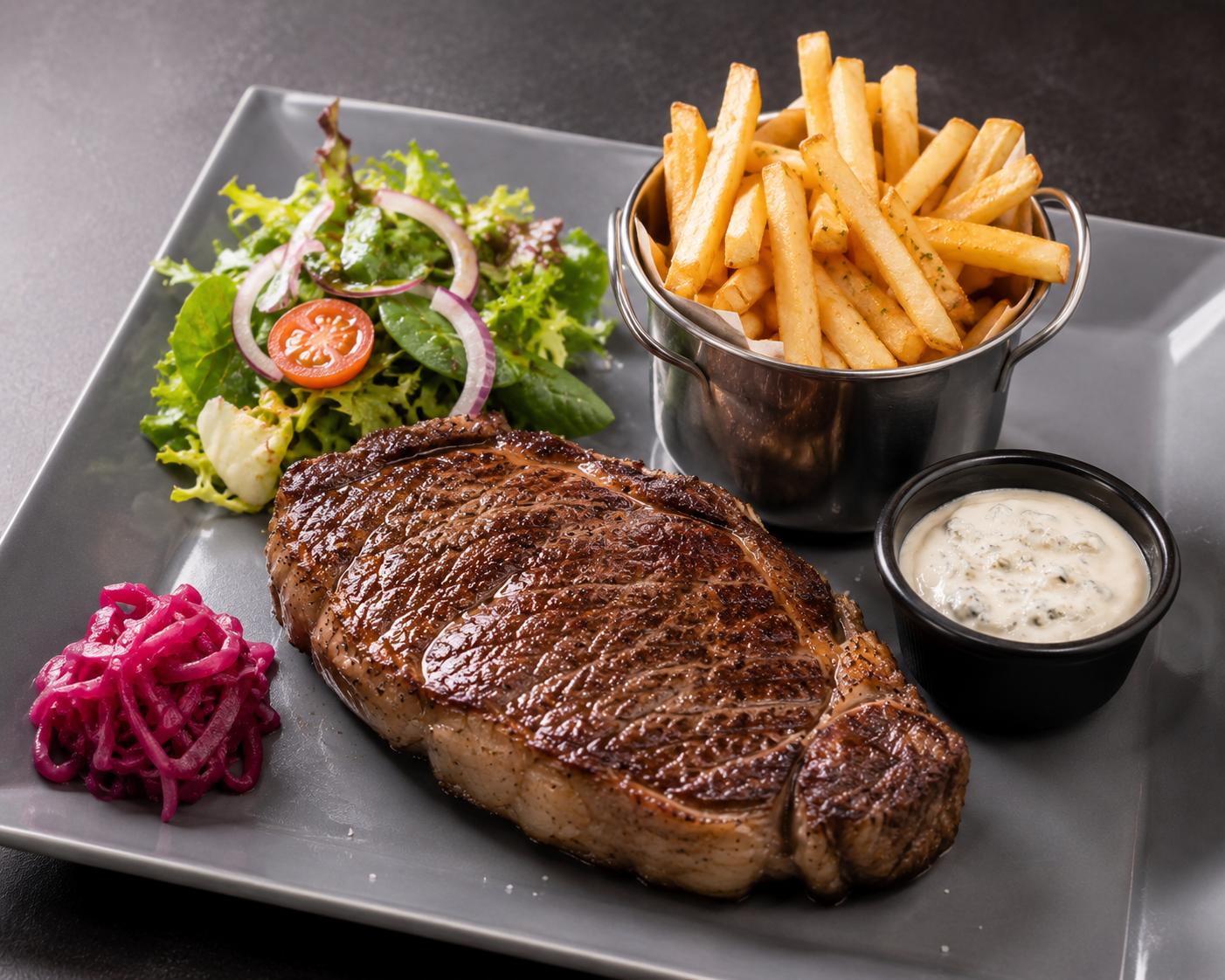 Faux filet et frites maison